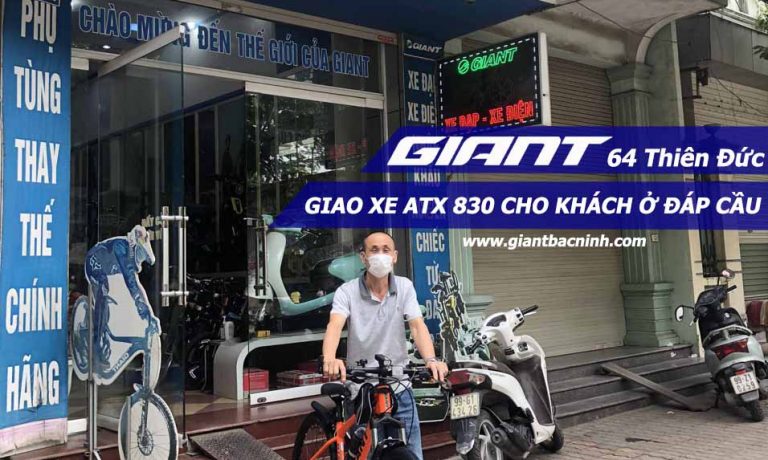 Giao xe đạp thể thao GIANT ATX 830 cho A.khách đến từ Đáp Cầu